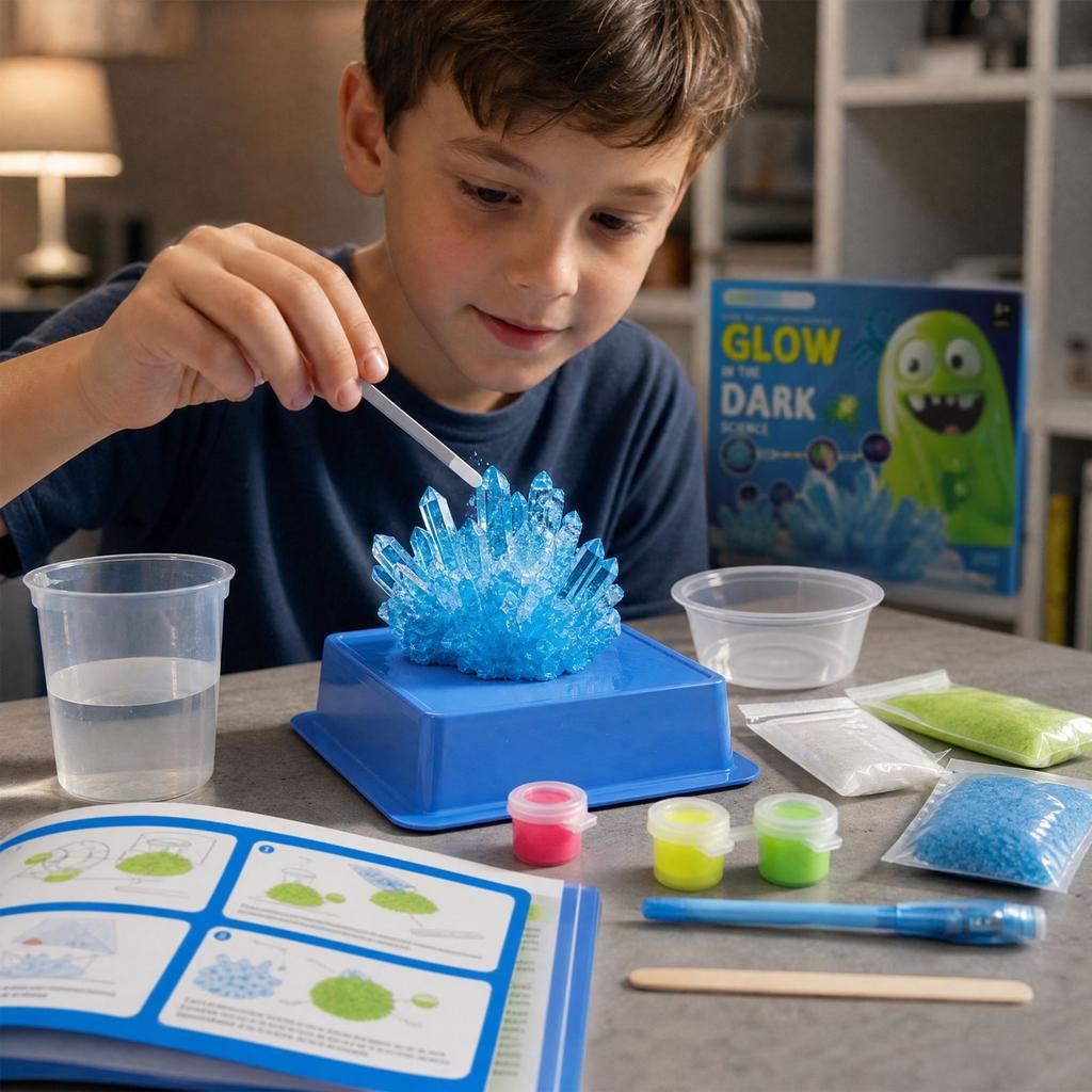 Educational Science Experiment - DIY in the Dark Crafts for Elementary School Students, Science Exploration Activity 5ml