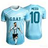Summer Women's Printable Children's Clothing Football Shirt T-shirt Loose and Comfortable, Suitable for Daily Wear