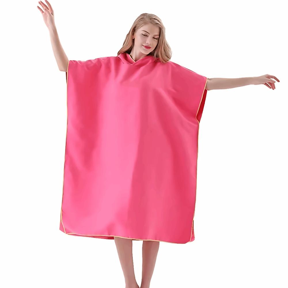 Absorbent Swimming Dry Towels Microfiber Beach Poncho Towels Quick-drying Swimming Towels  Beach