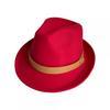 Fashion Felt Top Hat for Women British Retro Versatile Men Solid Color Felt Hat