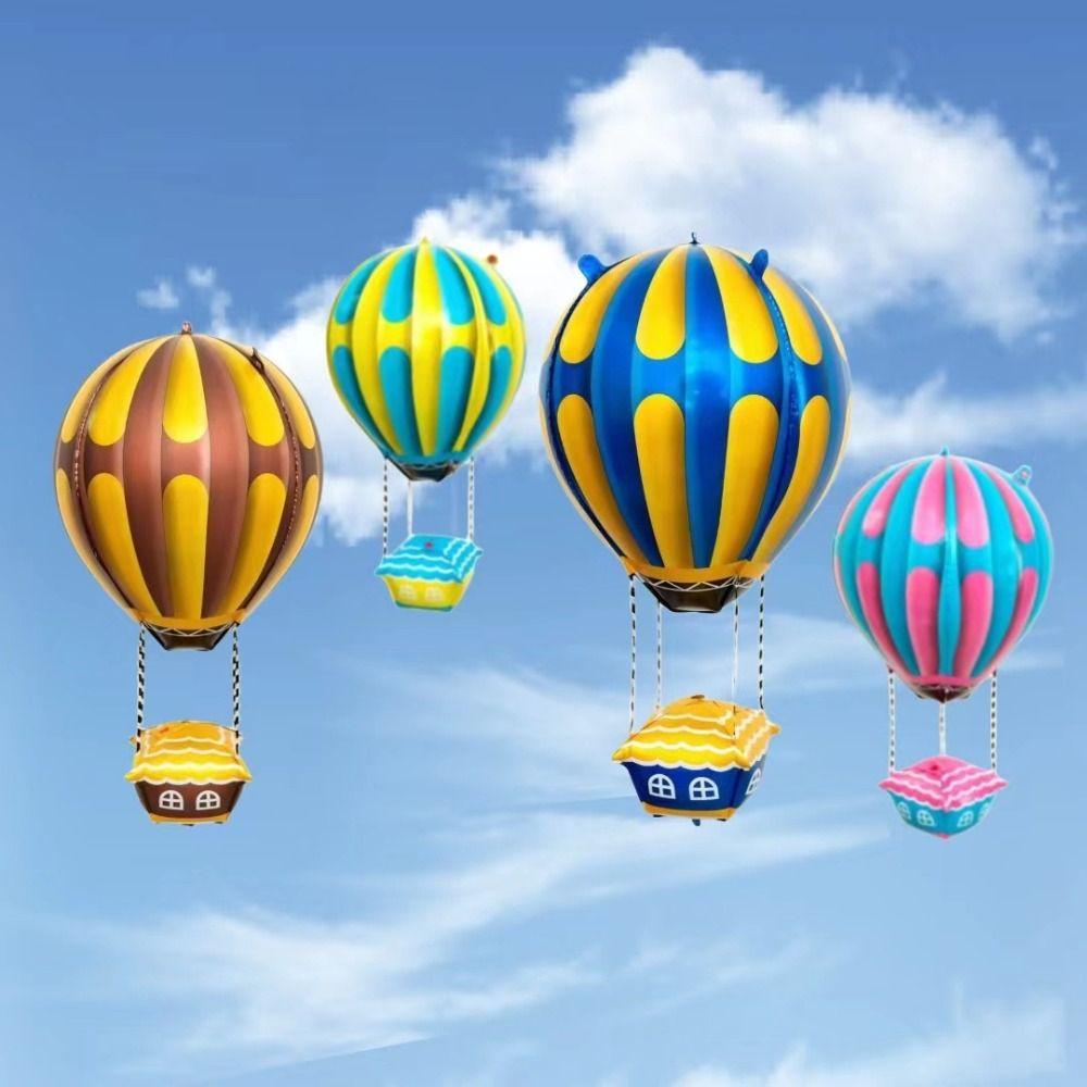 Verdickter 4D Heißluftballon Aufblasbare Party-Dekoration Ballon Kinderspielzeug Folienballon Babyparty