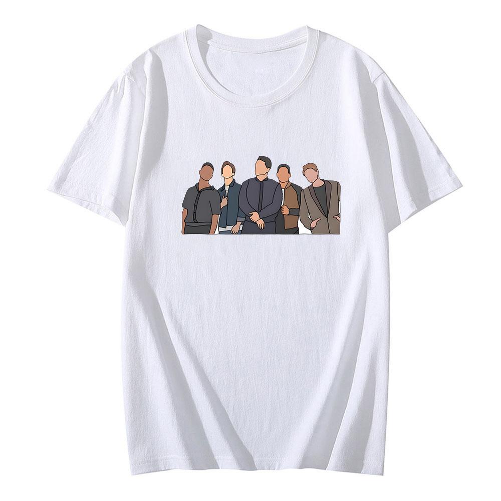 Six60 T-Shirt Cartoon Print Short Sleeve Round Neck Camisetas Comfortable Cotton Casual Tee-shirt Women/men Unisex Clothing