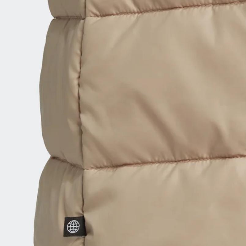 Adidas Originals Solid Color Slim Fit Hooded Jacket Women Jacket Beige HK5252