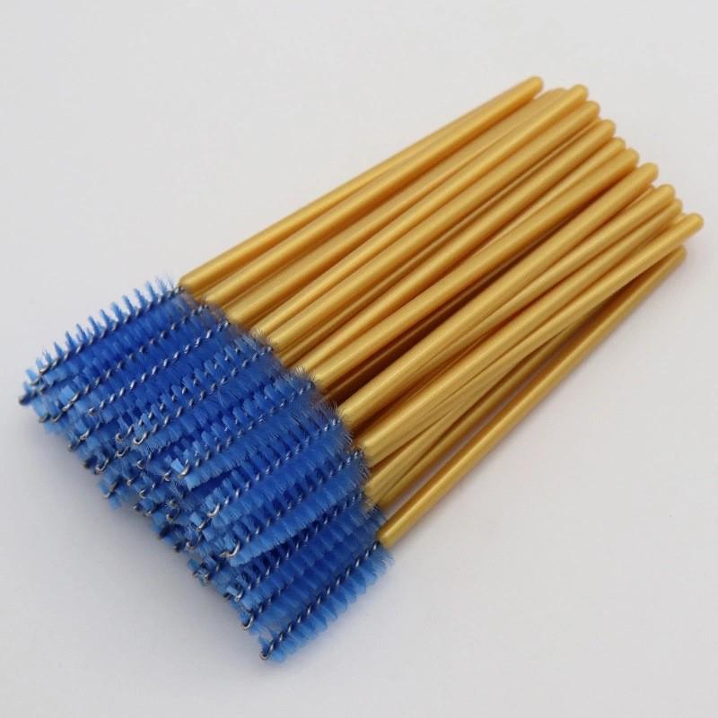 50-Pack Disposable Eyelash & Eyebrow Comb Brushes for Makeup