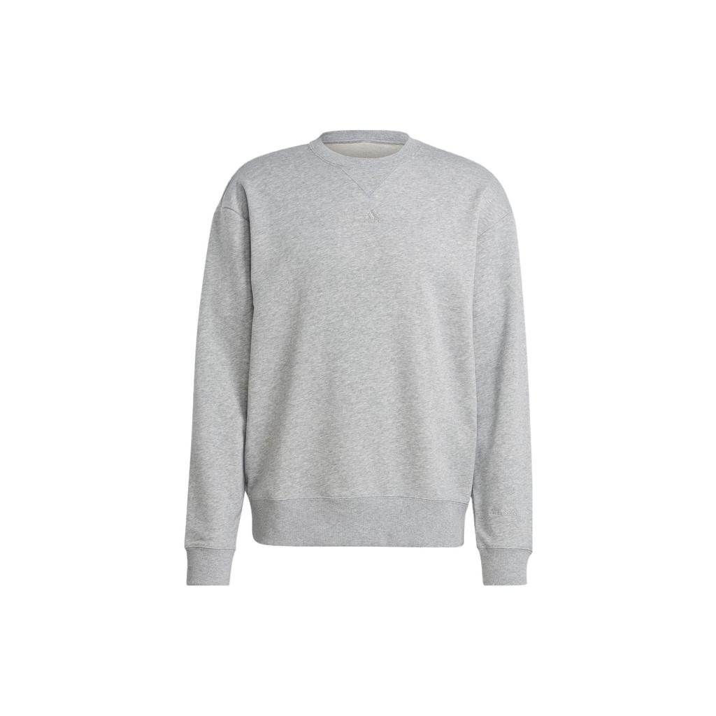 Adidas Sweatshirts Men's Gray Crew Neck Moderate Regular IC9806