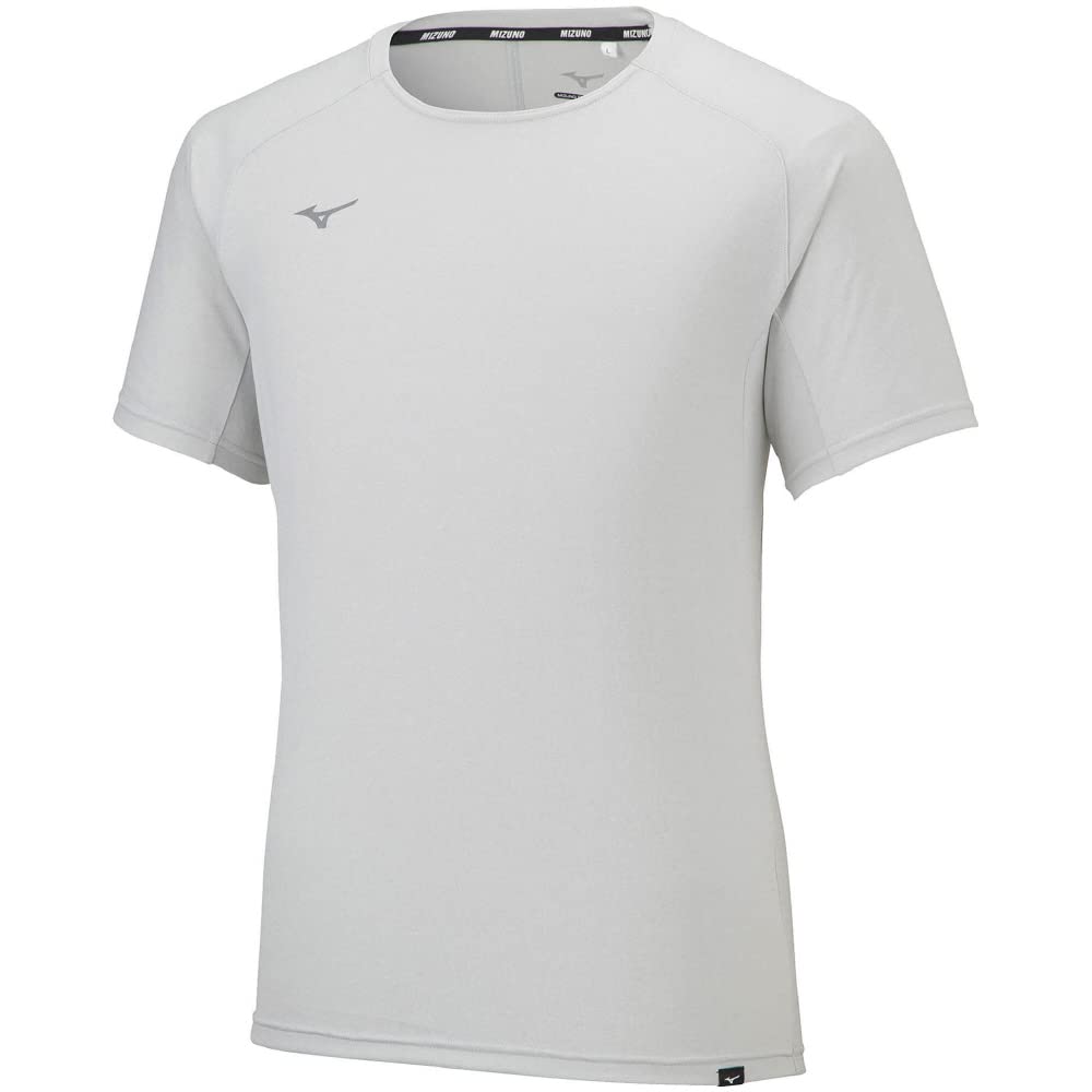 Mizuno Short Sleeve Training White Size Men's T-Shirt, Moch, S, 32MA2023, Moisture-Wicking, Quick-Drying