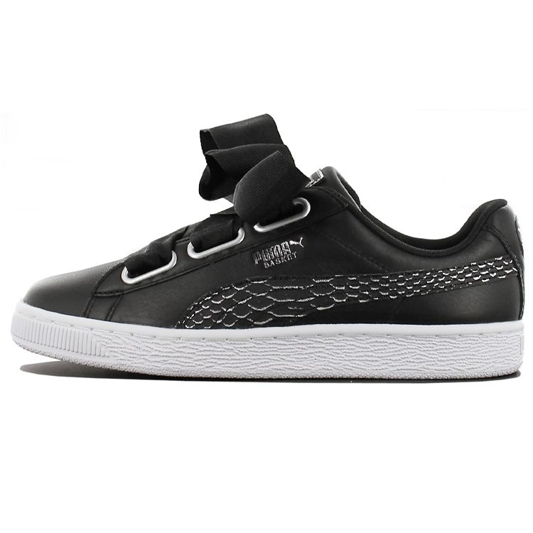 

Puma Basket Heart Oceanaire Легкие низкие повседневные кроссовки Женские кроссовки Черные 366443-01 37