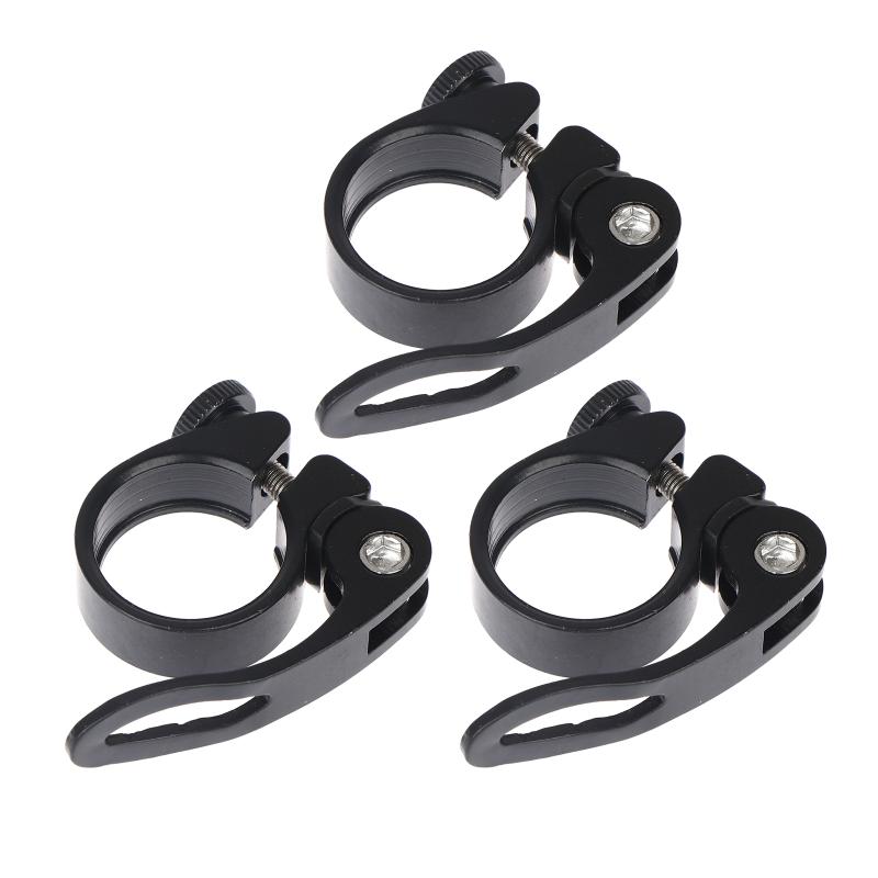 Cykel sadelpindsklemme 28,6/31,8/34,9 mm Aluminiumlegering Sadelrørsklemme Cykel Quick Release Sadelpind Til Mountainbike Rør