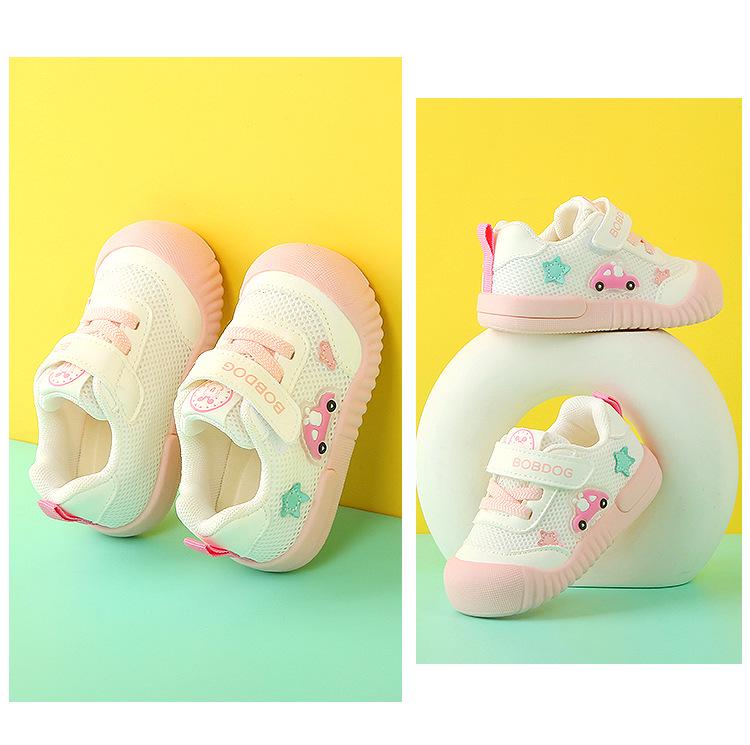 Chaussures de sport respirantes en mesh anti-collision pour tout-petits Bobodou (1-3 ans) - Style Printemps/Automne