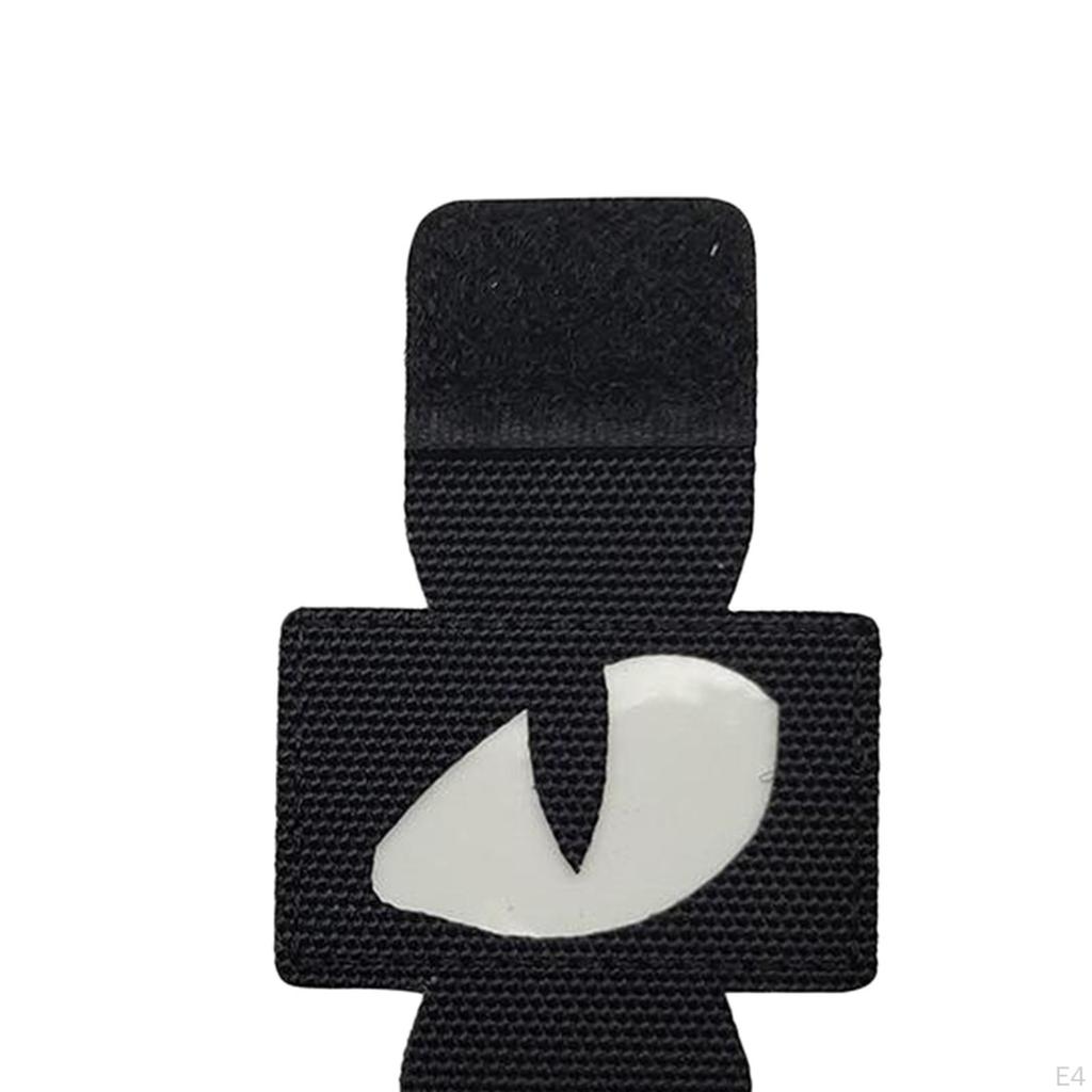 Dark Eyes Embroidered Applique Patch for Hat