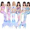 Mermaid Tail Swimsuit Kids Teens Adults Unisex Cosplay Costume Swimming Pool Beach Vacation Photo Shoot