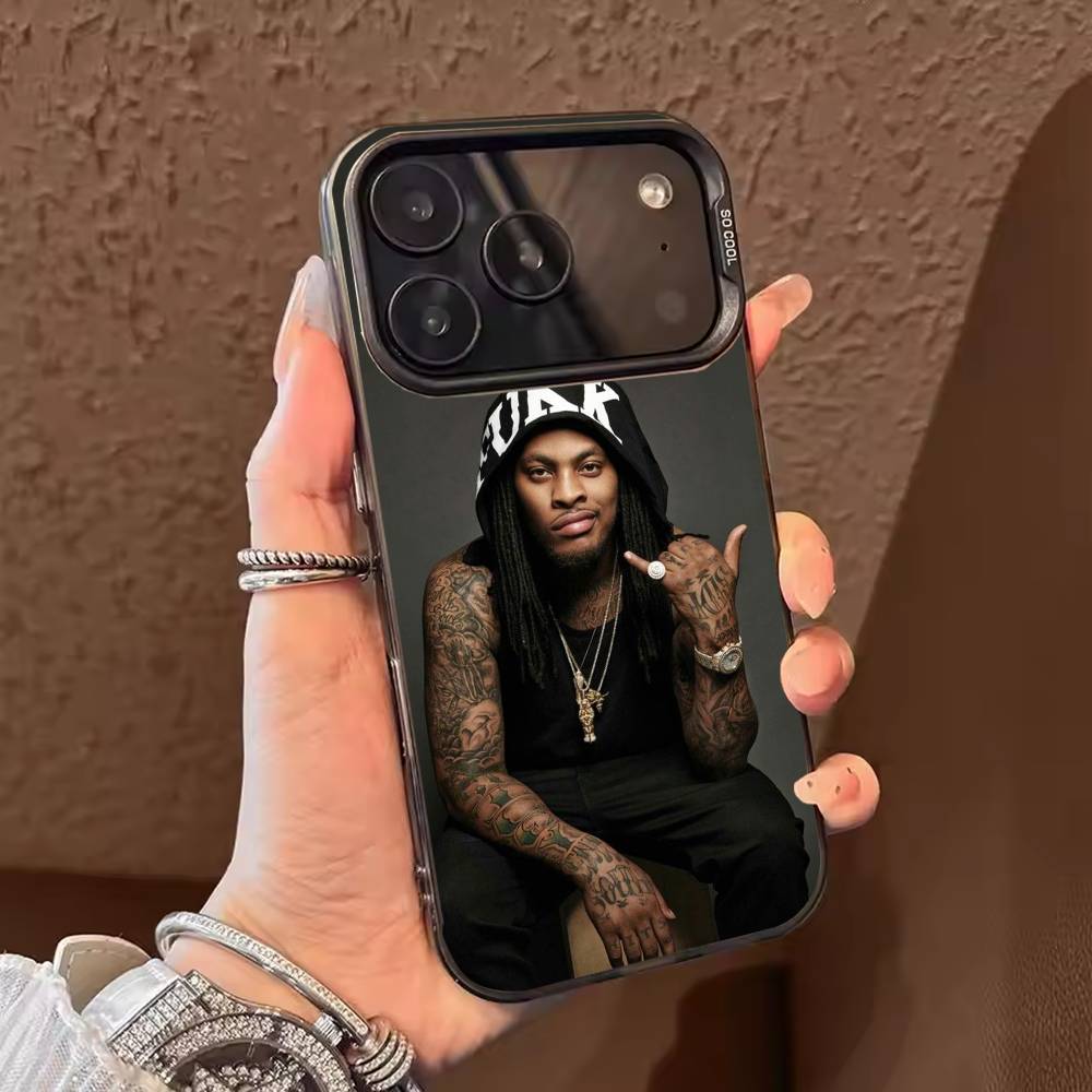 Rapper waka flocka flame   Phone Case For iPhone 17,16,15,14,13,12,11,Pro Max,Plus Candy Silver Cover