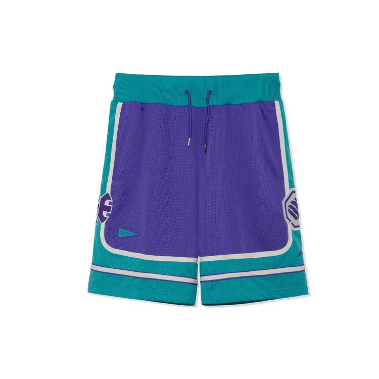 Li Ning BADFIVE Casual Shorts Men s Purple Moderate AAPR437-2 XXL