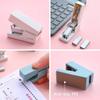 Mini Stapler Set Portable Color Paper Binding Machine Use 24/6 26/6 Staples Fashion Stationery Office Supplies