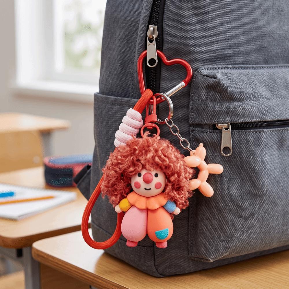 Shaggy Doll Keychain Fluffy Figure Pendant Fashion Plush Keychain For Women
