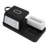Multifunctional Alarm Clock Wireless   with Night Light Calendar for Phone Watch Earphone