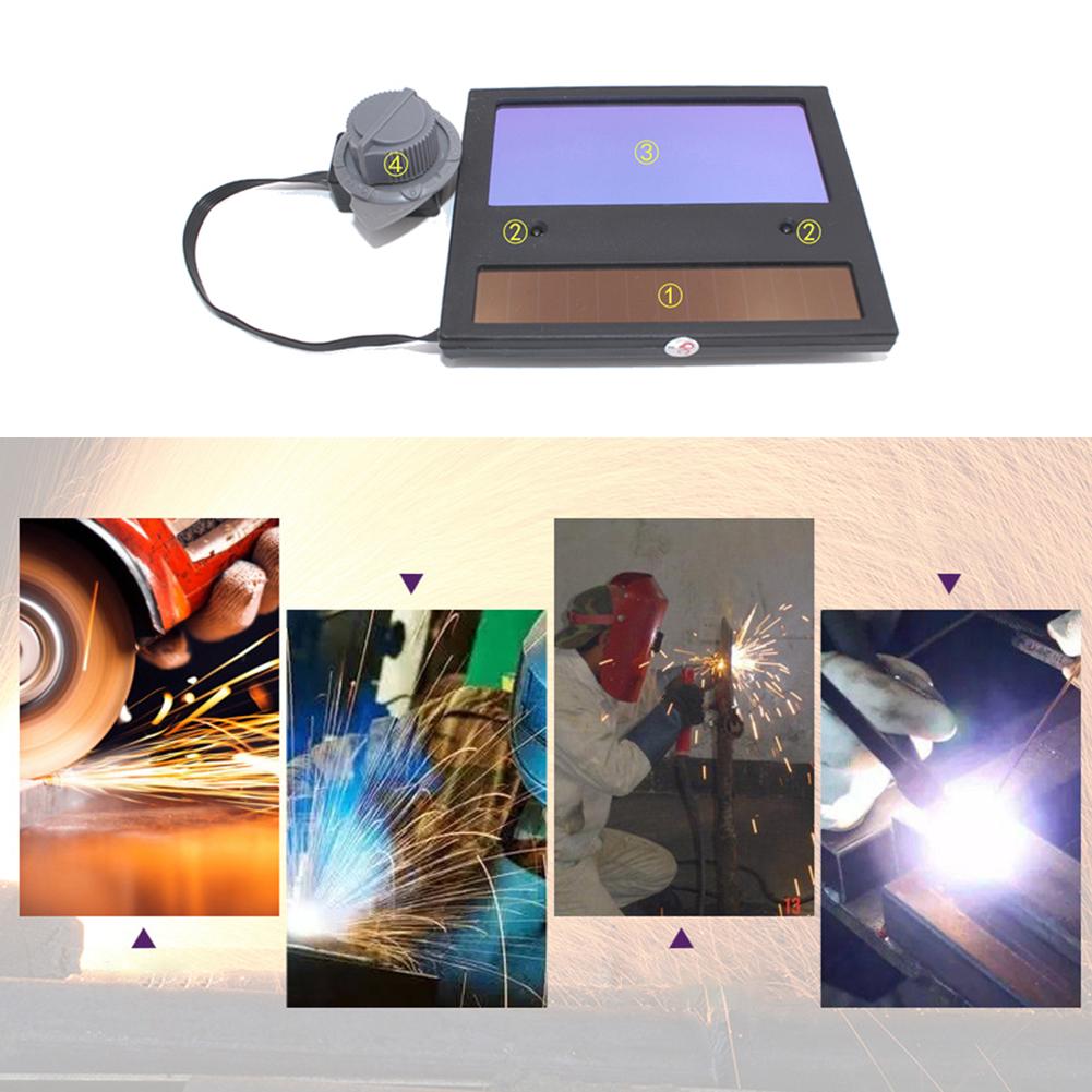 Solar Auto Darkening Welding Lens Panel Welding Lens Eye Protection Welding Helmet Filter Lens Shade Welding Supplies China Mainland
