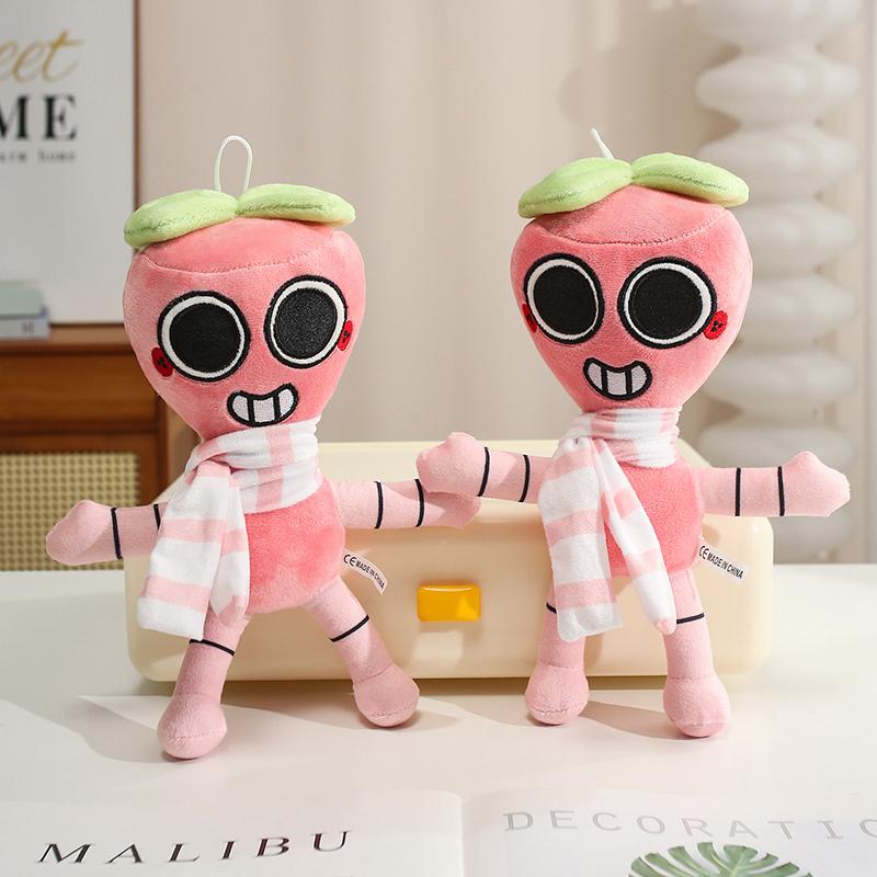 Fun Dandy World Plush Toys Game Pumpkin Strawberry Beautiful Faery Stuffed Doll Halloween Holiday Gifts Toys for Room Decor