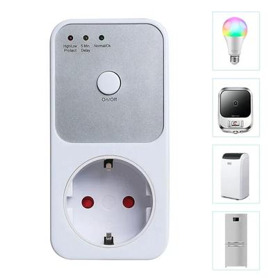 220V Stabilizer For Socket Surge Protection Electrical Outlets Multifunctional Refrigerator Protector Voltage Protector Parts