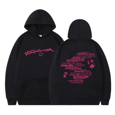 Sängerin Karol G Tropicoqueta Album Hoodie Herren Damen Mode Sweatshirts Langarm Lässig Übergroß Kapuzenpullover Streetwear