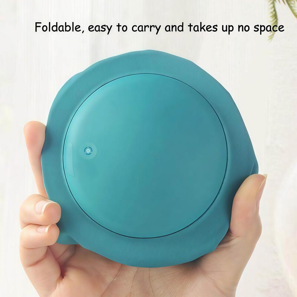 Inflatable U-shaped Neck Pillow, Portable and Foldable Travel Pillow with Manual Inflation, Cervical Spine Support Pillow