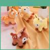 Cartoon Cute Sika Deer Mini Plush Toy Pendant For Gift And Decoration Bag