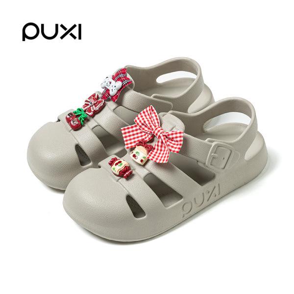 Puxi Liang Influencer Style: Summer Elastic Non-Slip Closed-Toe Roman Sandals