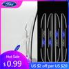 Car Sticker 4PCS Car Door Transparent Bumper Guard Anti-Collision Protector For Ford Ecosport Edge Figo Flex Focus Fusion Fiesta