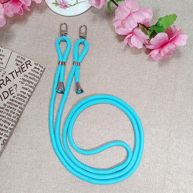 

Регульований ремінець для телефону з діагональним шнурком та ланцюжком проти втрати, можна носити як крос-боді чохол-ланцюжок для мобільного