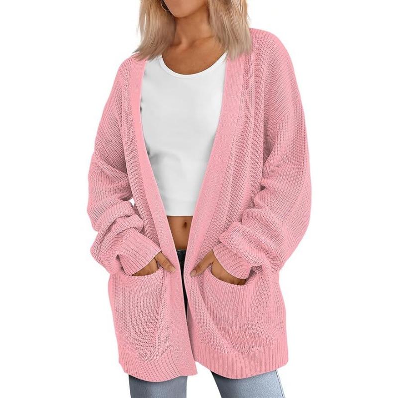 Women S Long Knit Cardigan V Neck Loose Fit Sweater Coat