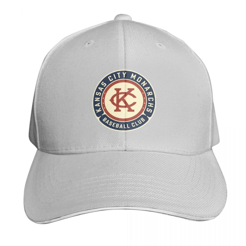 Kc Monarchs Baseball Cap Cotton Twill Breathable Contrast Two Tone Brim Snapback Flat Bill