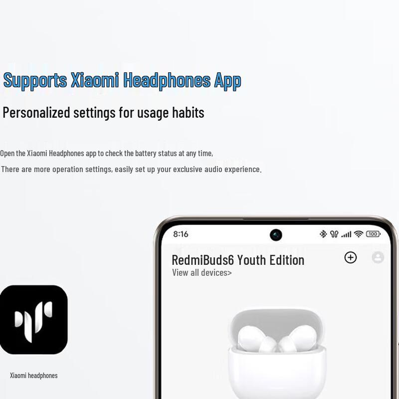 Xiaomi Redmi Buds 6 Lite In-Ear Bluetooth-Ohrhörer