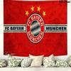 FC Bayern Munich Logo Wall Tapestry Aesthetic Wall Hanging Printed Fabric Blanket Decorative Tapestries for Bedroom Living Room Home Decor