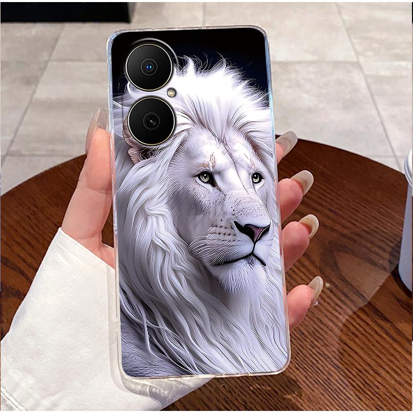 For Huawei Nova Y73 Fashion Beach Seaside Case For Huawei Nova Y73 Clear TPU Soft Cover Anti-scratch Couple Protective Shell