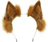 Cute Furry Cat Fox Ears Cosplay Anime Furry Headband - Red