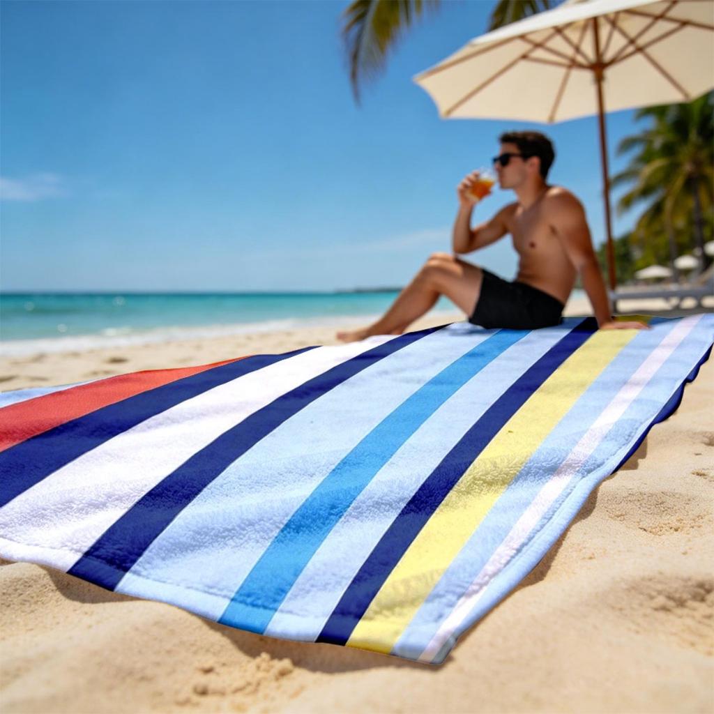 Beach Towel | Bath Towel Extra Large Lightweight Soft Luxury Oversized with Strong Wrapping Properties | Perfect for Sports, Bea