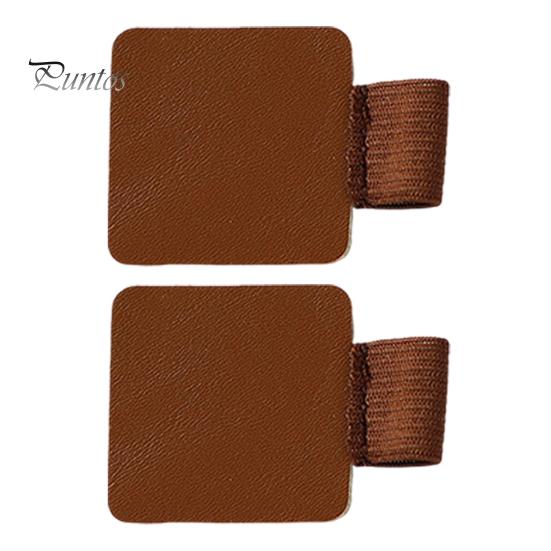 Self-adhesive Leather Pen Holders 2Pcs Self Adhesive Pencil Loop Clips Universal Stylus Easy to Install Journal Planner Tablet Case Notebook Supplies