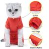 Pet Recovery Suit Four Legs Abdominal Wound Jacket for Cats