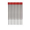 10Pcs L:3.9 In Ballpoint Pen Refills for Parker Pens Medium Point Blue Red Black Ink Rods for Writing Office Stationery