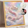 Dragon Pearl Kit 5D DIY Round Rhinestone Art Craft for Adults Home Wall Decoration Beginner Friendly Frameless Design