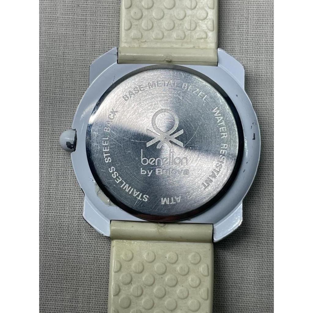 Used [Operating watch] benetton by Bulova Swiss made '90S vintage