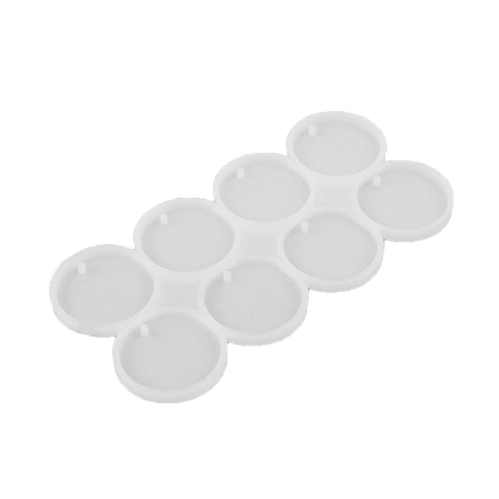 Moule en Silicone Cristal Forme Papillon/Ronde/Ovale Moules Boucles d'Oreilles Goutte Moules Bijoux d'Oreille pour Fabrication de Bijoux DIY et Artisanat