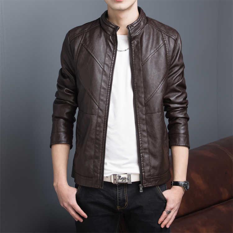 leather ki jacket gents