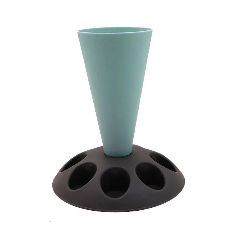 Piping Bag Nozzles Storage Rack Stand with 8 Slots Scalable Bracket Baking Accessories Holder Cake Decorating Pastry Bag Set