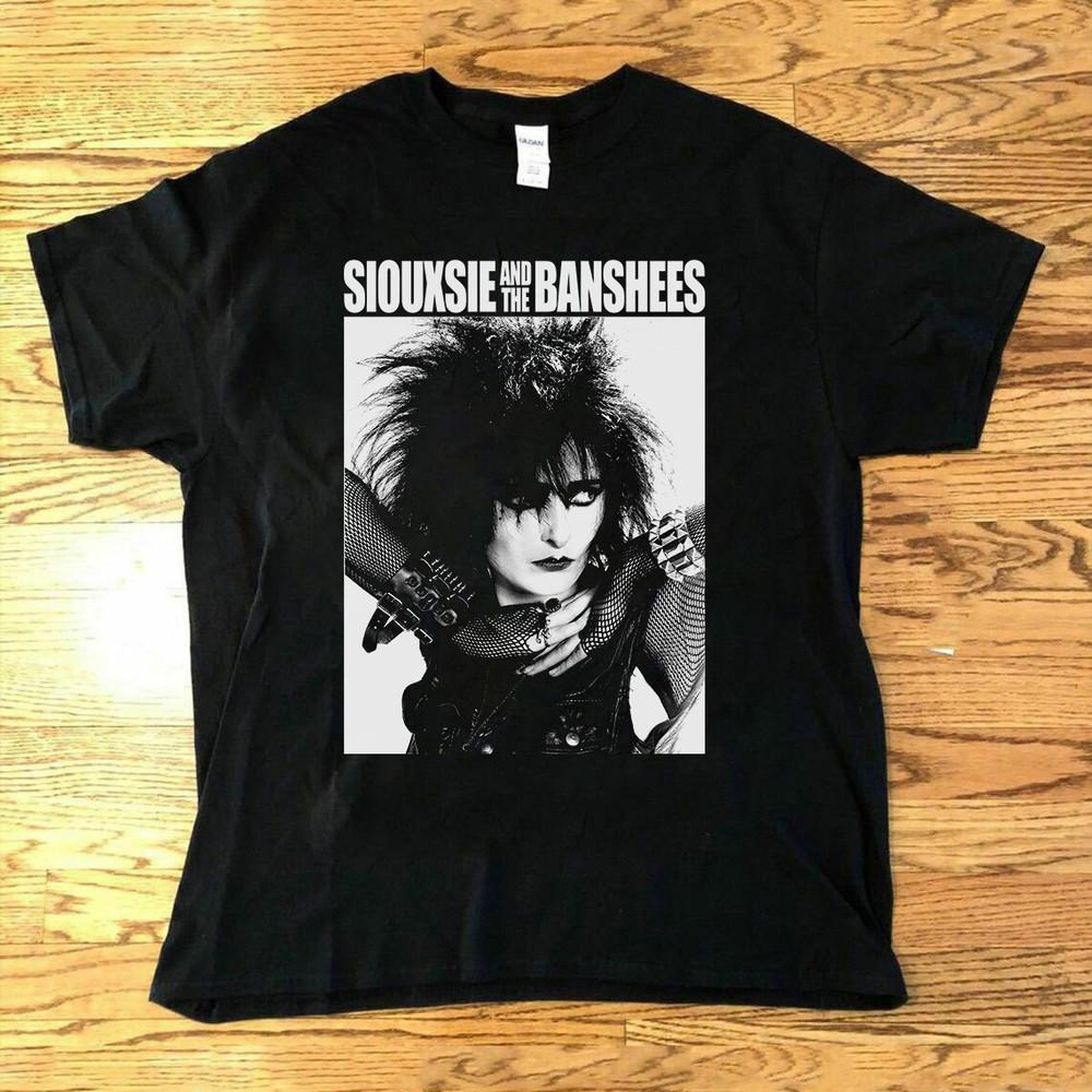 

Siouxsie and the Banshees 80s Goth post-punk Black T-shirt Unisex T-Shirt XXXXL