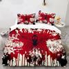 Japan Anime Hunter X Hunter Biscuit Krueger Printed Bed Set Duvet Cover Bedding Set Linen Sheet Quilt Cover Full Queen King Size