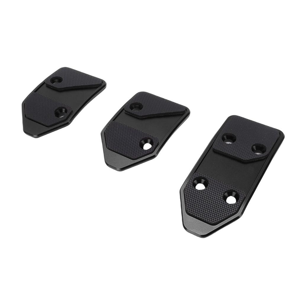Beschleuniger Bremse Pedal Abdeckungen Rutschfest Gummi und Aluminium Stilvoll Auto Fußpedal Pads