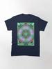 Pentangle Pastel Shades Multicolored Kaleidoscope Pentangle Pattern 6 Classic T-Shirt