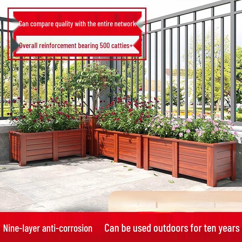 Maididuo Outdoor Preservative Wood Planter Box