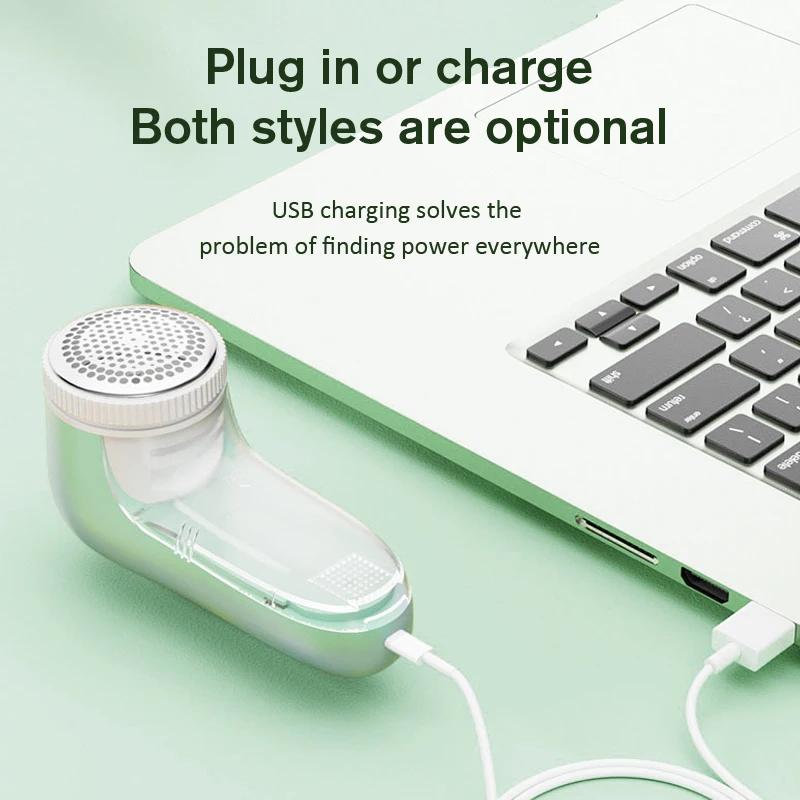 Clothes Bobble Fluff Shaver USB Operated Electric Fur Defuzzer 850mAh Portable Lint Remover Household Cleaning Tool